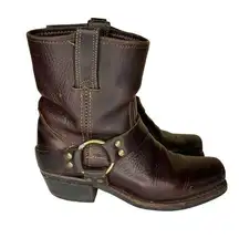 Frye  #77455 Harness Brown Leather Motorcycle Boot Women’s Size 7