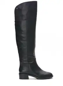 New! Vince Camuto Jorshie Wide-Calf Over The Knee Boot in Black Sz 6