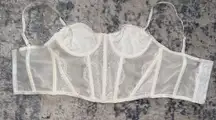 White Fox Corset Boutique White Corset