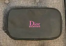 Christian Dior Dior Backstage Black/Hot Pink Brush Case & Cosmetic/Make-Up Bag