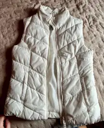 White Puffer Vest