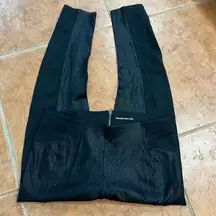 Abercrombie & Fitch stretchy Coated faux leather look leggings size M