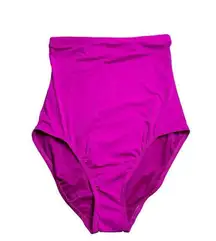 NWT Spanx Super High Rise Berry Pink Swimsuit Bikini Bottoms Size 14