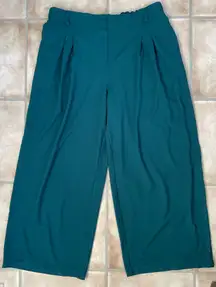 NWT Halara Flex™ High Waisted Pocket Wide Leg Waffle Women Baggy Work Pants; 1X