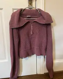 half zip sweater