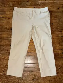 Loft tan business casual Riviera 8P minimalist slacks