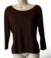 Vintage Kathie Lee Collection Brown Lightweight Sweater