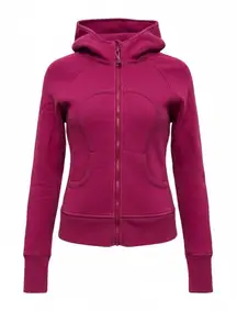 Lululemon Athletica Magenta Zip-Up Hoodie