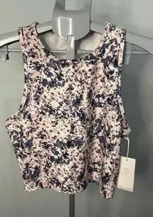 NWT balance collection athletic tank Top - Pink‎ and Black size medium