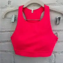 Brooks Vibrant Pink drive 3 pocket Sports Bra
