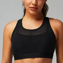 Fabletics NEW Faye High Impact Black Sports Bra Size Small