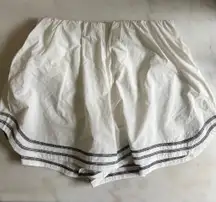 Free People Movement White Black Shorts