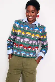 Boden Mushroom Sweater L