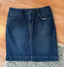 J.Jill Size 4 Denim Skirt