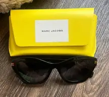 MARC JACOBS Black Cat-Eye Sunglasses