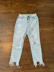 Light Blue Ripped Jeans