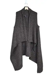 BCBGMaxazria Women's S/M Open Front Cardigan Vest