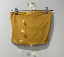 Mustard Suade Tube Top