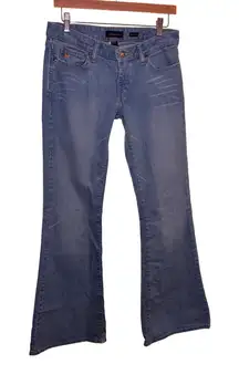 Aeropostale 90s Y2k Revival Super Flare Jeans Size 7/8 Retro Boho Hippie Denim