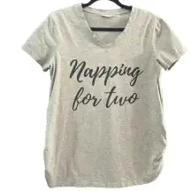 bellies &‎ babies "Napping for Two" Maternity Top Size XL