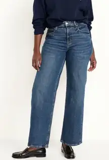 Old Navy Extra High-Rise Sky-Hi Wide Leg Jeans w/ Secret Smooth Pockets