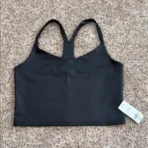 Abercrombie & Fitch Black Crop Top Razor Back Tank