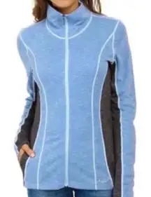 Kuhl Moonbeam full zip blue sweater jacket XS