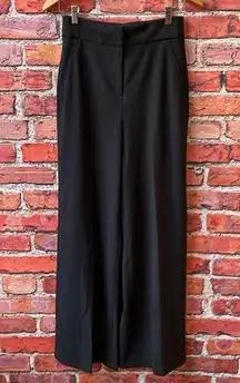 Halogen Black  Quinn Pleated Straight Leg Dress Pants