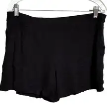 Soma Black Lounge Shorts with Pockets