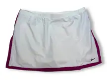 Vintage Y2K Nike Dri-FIT‎ Skort Athletic Tennis Golf Skirt White Women's Medium