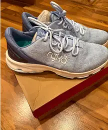 Ryka‎ Devotion X Skyway Blue Walking Sneakers Women's US 9W Wide Width NWT gym