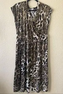 Zenobia animal print dress size 3XL