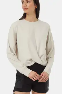 Women's Cream Long Sleeve sweatshirt