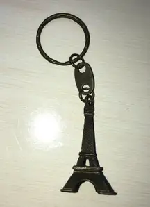 Paris France Eiffel Tower Keychain