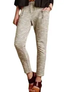 Anthropologie Lilka Sweatpants High Rise Drawstring Waist Heather Gray Small