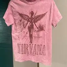 NIRVANA vintage graphic music tee In Utero Size small