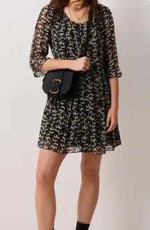 ba&sh tixie printed mini dress