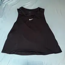 Nike Drifit Black Cropped Muscle Tee Relaxed Fit