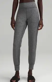 Cropped Align Jogger Heathered Grey