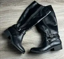 Croft & Barrow OrthoLite Black Boots Size 7