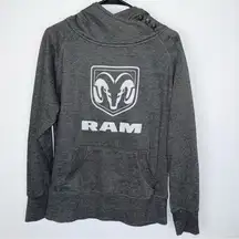 OURAY SPORTSWEAR Dodge Ram Gray Hoodie Medium