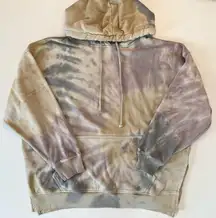 American Eagle Ahh-Mazingly Soft Jegging Fit Hoodie Small Oversized Tie Dye Cozy