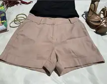 Express midi high rise short khaki size 4