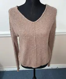 Light Brown Button Up Sweater