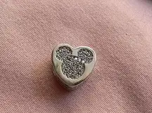 Pandora  x Disney Mickey mouse icon heart shaped charm