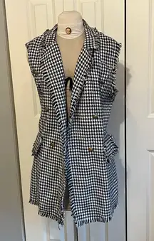 Houndstooth Vest