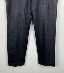 Soft Surroundings‎ Printed Snake Skin Pants Black Sz PM