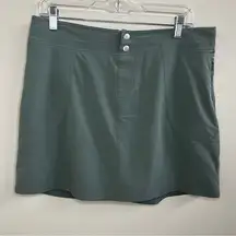 COOLIBAR Sage Green Sport Travel Skort,UPF50,Size M