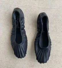 FREE PEOPLE Black Cara Ballet Flats, Size 6