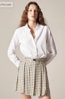 J.Crew Jules lace-collar shirt in cotton poplin